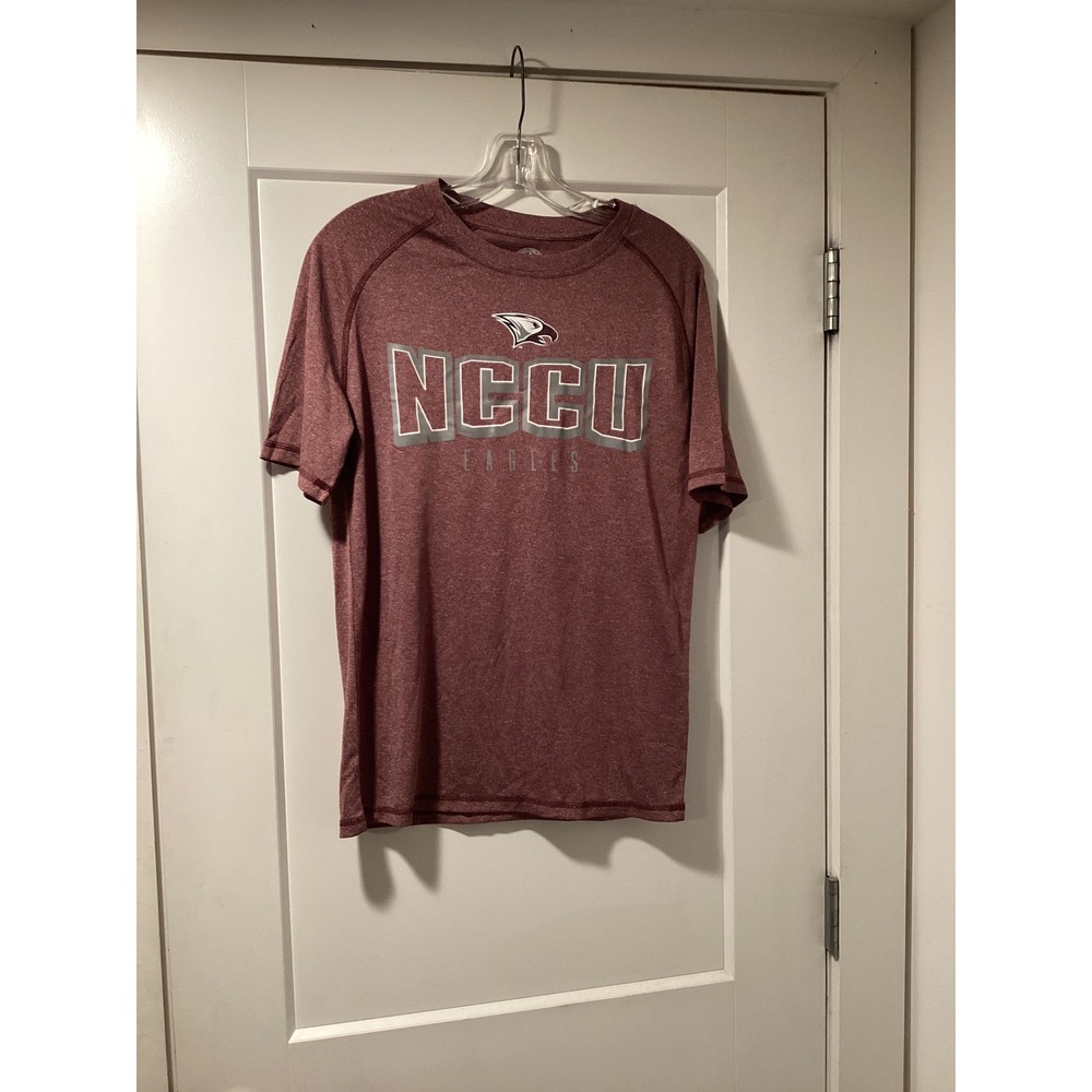 Rivalry Threads NCCU Eagles Mens Small Maroon Athletic Performance T-Shirt NWT